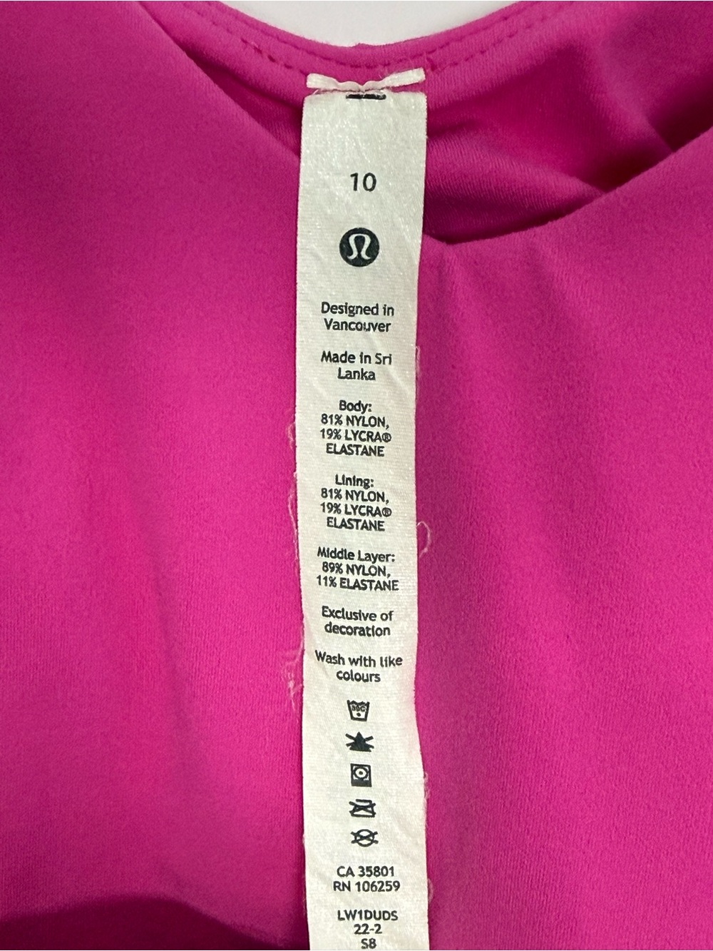 Lululemon Align Tank Top Sonic Pink Size 10 - Picture 2 of 3